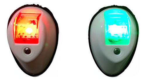 Luz De Navegação Barcos Lanchas Led Selado Cromado Arieltek