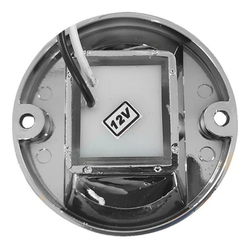 Luz De Alcançado Branca Led 12v Embutir No Espelho De Popa Arieltek