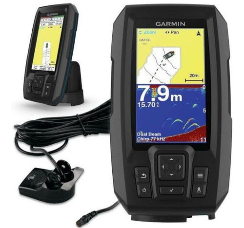 Gps Sonar Garmin Striker 4 Plus Para Barco Original