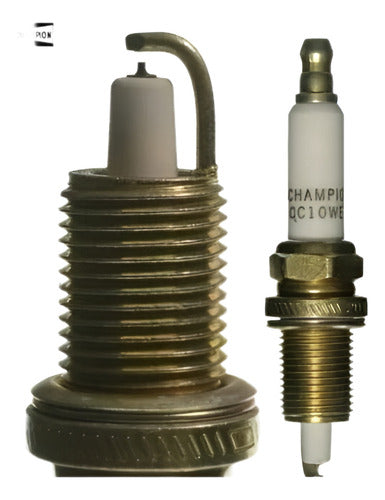 Kit 4 Velas Champion Iridium Qc10wep Motor Evinrude E-tec 40 250hp (Classico)