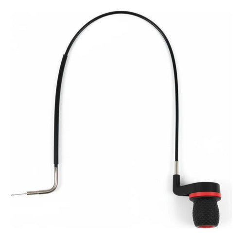 Manopla Do Acelerador Com Cabo Para Motor Popa Hidea 3 Hp Preto