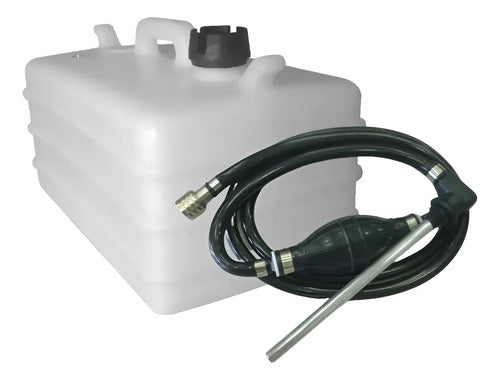 Tanque Combustível Completo Motor Popa Suzuki 28 Litros