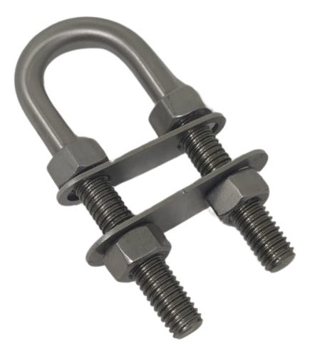 Grampo U-bolt De 9mm (5/16) Em Aço Inox 304