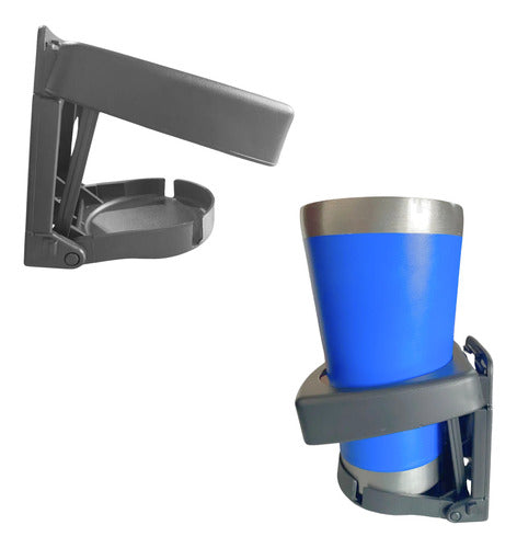 Kit 2 Porta Copo Modelo Stanley Dobrável Para Barco Lancha