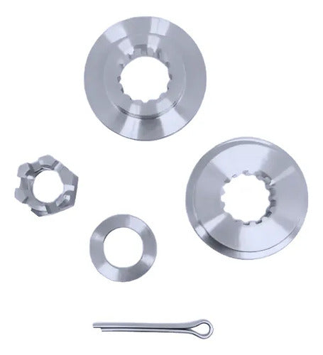 Espaçadores Encosto Porca Hélice Yamaha 40 / 55 E 60 4 Tem