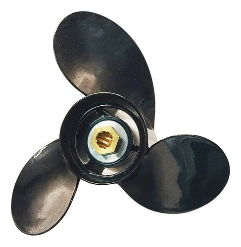 Helice Motor Popa Mercury E Mariner 18hp 25hp 10 3/8 X 12 Preto