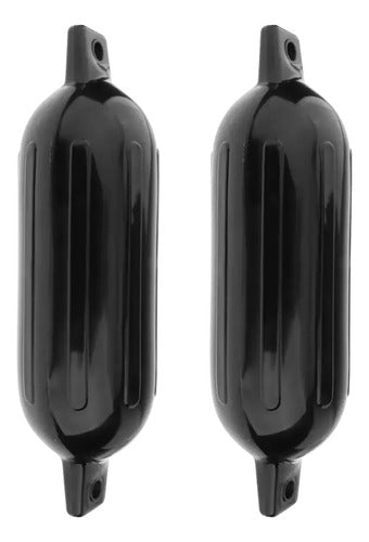 Par Defensa Náutica Inflável G4 16,5 X 58,4cm Barco E Lancha Preto