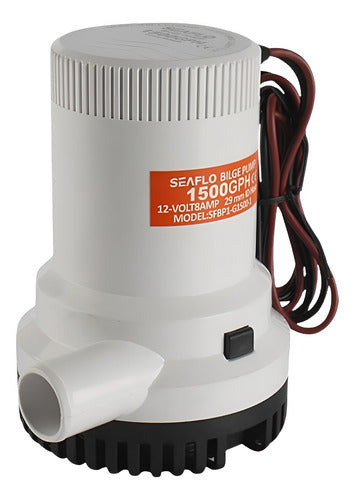 Bomba De Porão 1500 Gph Seaflo Original + Automático
