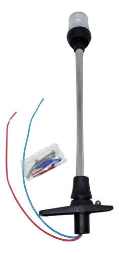 Luz De Popa Mastro De Alcançado 40 Cm 12v Led (preto)