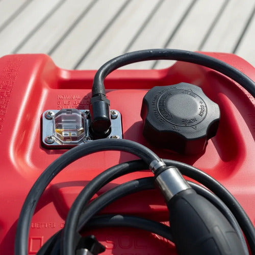 Tanque Combustível Motor Popa Suzuki 24 L Medidor Mangueira