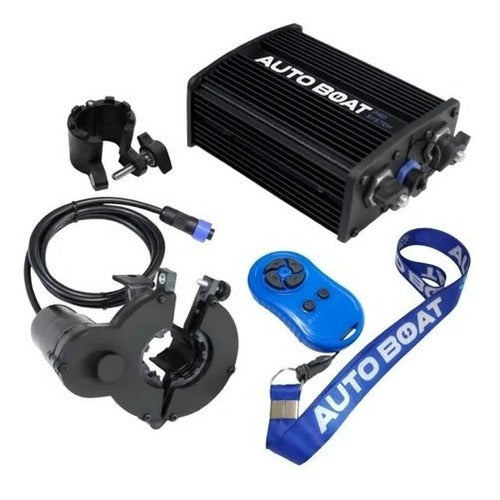 Kit Motor Eletrico Phantom 44 Lbs + Autoboat Controle Remoto