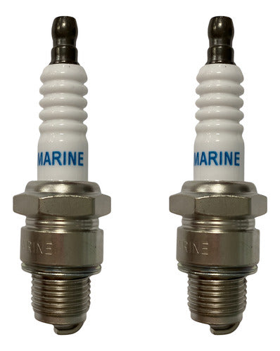 Kit 4 Velas De Ignição B7HS10 Yamarine Motor De Popa Yamaha 2t