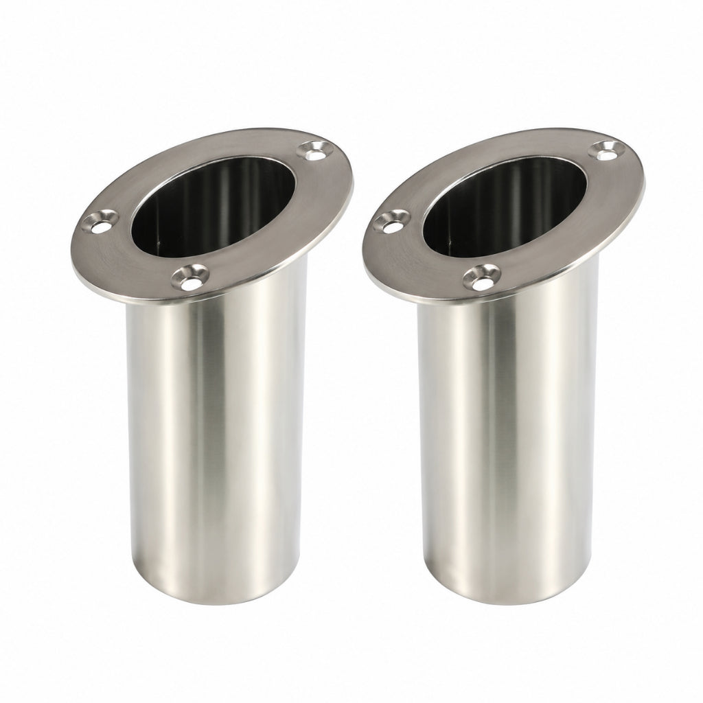 Porta Varas Caniço Em Aço Inox 316 Inclinado Sem Tampa