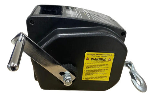 Guincho Elétrico 2000 Lbs 12v Para Carretinha Reboque Lancha 12v