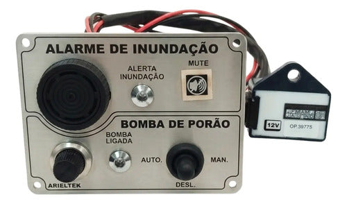 Painel Alarme Inundação E Bomba De Porão E1060 12v Arieltek