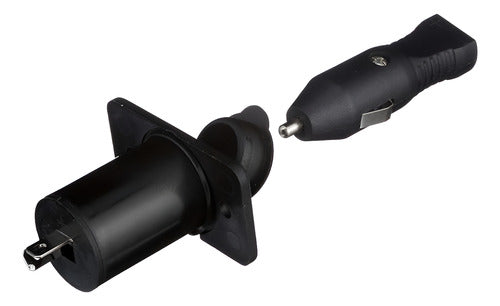 Tomada Náutica 12 Volts Com Plug Com Soquete Barco Lancha