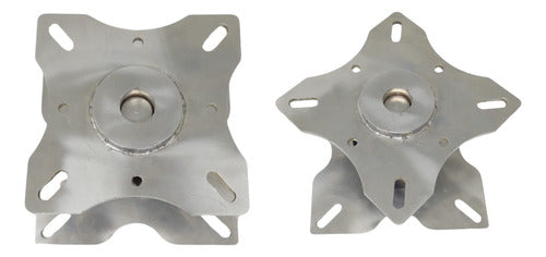 Base Giratória 360 Inox 304 Banco Assento Cadeira 14 x 8 cm