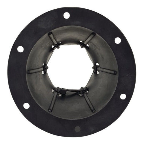 Coifa 2 Pol Furo 80mm Passa Cabo Ajustável Barco Lancha