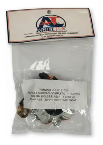 Porta Escovas Completo Motor Arranque Yamaha 90-150 Hp 4t