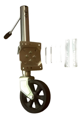 Pedestal Carreta Roda Carretinha Reboque Barco Jetski 750 Kg