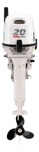 Motor De Popa Anmax 20hp 2 Tempos Manual