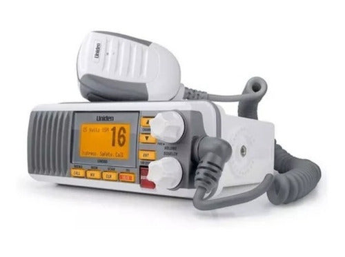 Rádio Maritimo Uniden Solara Um-385 Dsc Branco Full