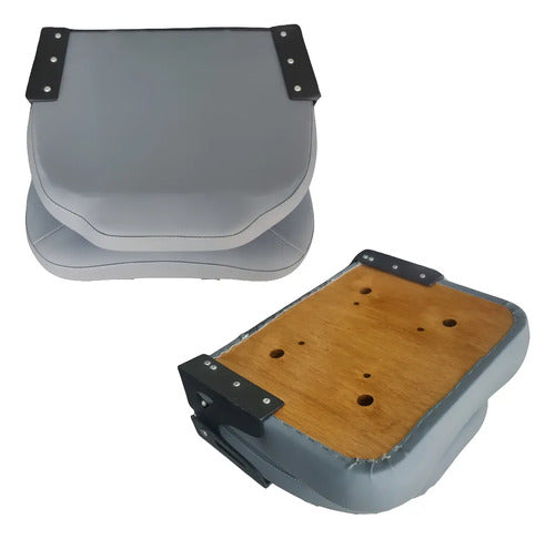 Banco Para Barco E Lancha Texturizado/couro Kit 4 Bancos