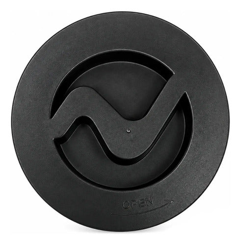 Escotilha Com Sacola Abs 8  Protecao Uv Vibe Caiaque Barco Preta