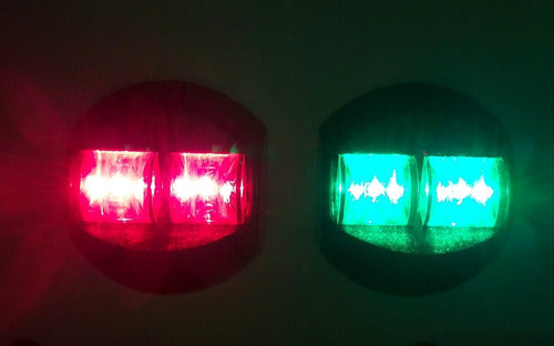 Luz Navegação Embarcação Led De Alta Intensidade Cromado Arieltek