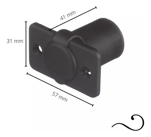 Tomada 12 V Com Tampa para barco Lancha importado