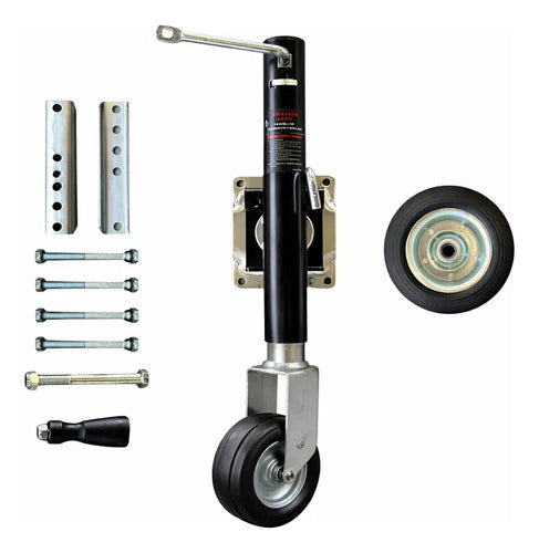 Pedestal Terceira Roda Carretinha Trailer Barco Lancha 454kg