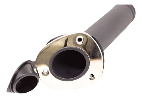 Par Porta Varas Caniço Trapézio Inox Abs Lancha Barco Pesca