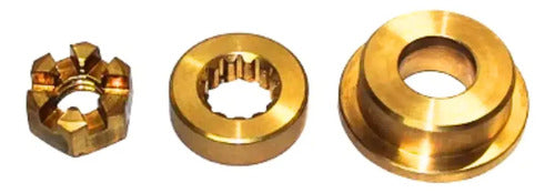 Kit Espaçador Encosto Porca Hélice Evinrude 9.9 / 15 Hp