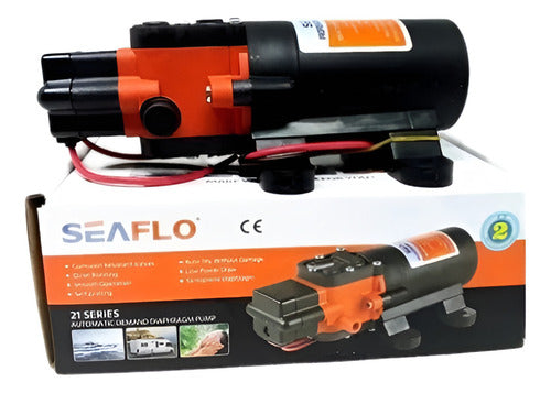 Bomba de Pressurização 1,0 GPM 12V 3,8 L/min 4A 40PSI 21S Seaflo
