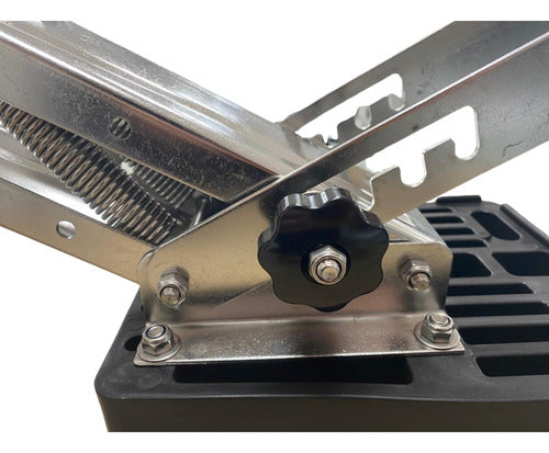 Suporte Inox Motor Popa Auxiliar Articulado Até 20 Hp Barco
