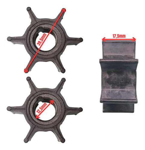 Reparo Bomba D'água Motor Popa Tohatsu E Mercury 8 / 9,8 Hp