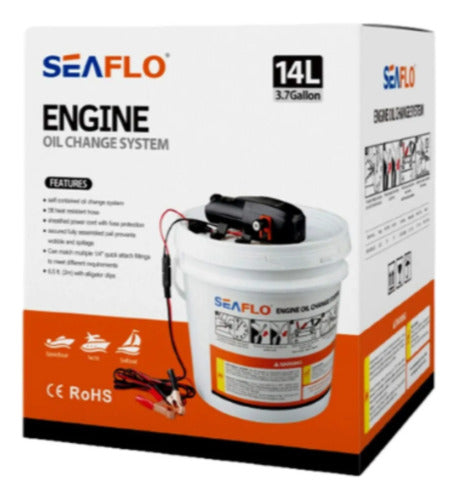 Kit Transferência De Óleo Bomba De Pressurização 1,5gpm 12v Seaflo