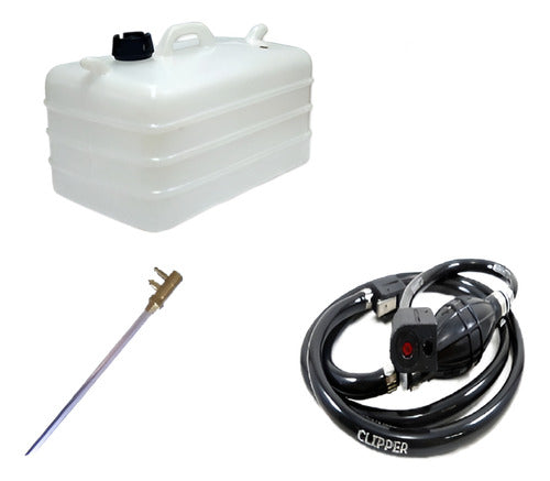 Tanque Combustível Engate Rápido 28 L Motor Popa Yamaha Reforçado