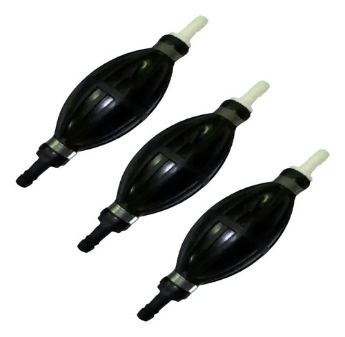 Bulbo Pêra Manual Para Motor De Popa Até 90 Hp Kit Com 03
