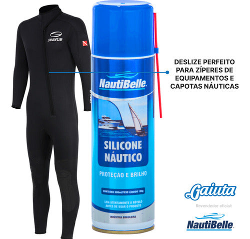 Silicone Náutico Nautibelle 300 Ml Lancha Barco Jet 4 Un