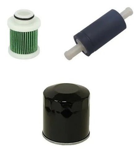Kit Filtros Motor Popa Yamaha 75hp / 90hp 4 Tempos