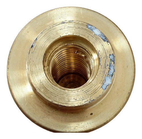Porca Cone Hélice Para Motor De Popa Yamaha 8hp Pinado Dourado