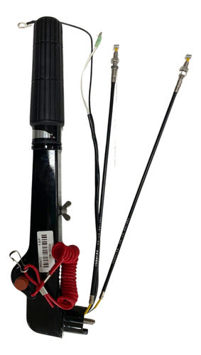 Manche Motor Popa Braço Comando Yamaha 15hp Hidea Completo