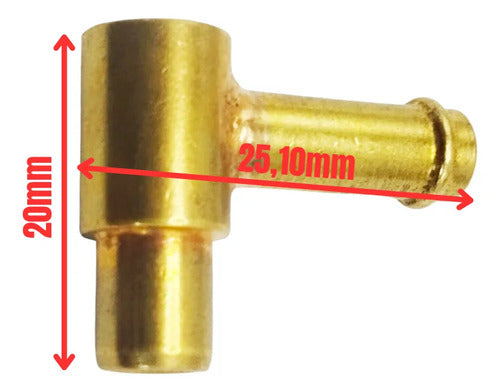 Conector Mangueira Motor De Popa Yamaha 15hp 2 E 4 Tempos