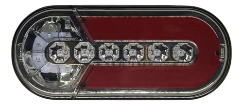 Par De Lanternas Full Led Carretinha 3 Funções Top Luz Placa