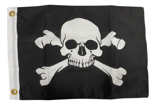 Bandeira Caveira Simples Para Mastro