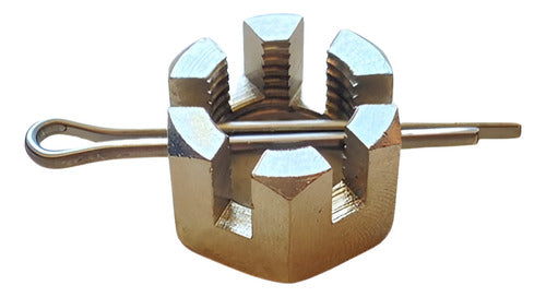 Porca Para Hélice motor de popa Suzuki 25 Hp Com Cupilha