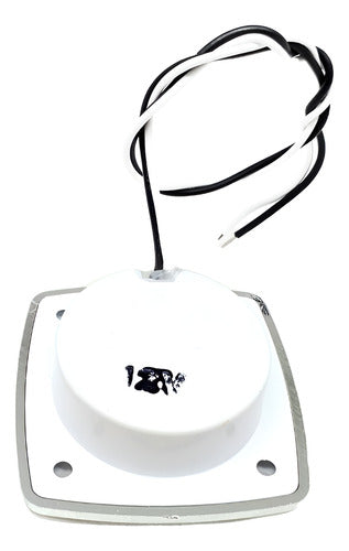 Luz Branca Cortesia Cromada Barco Lancha Led Arieltek