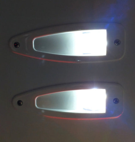 Luz De Navegação Barco Olho De Tubarão Preto Abs Arieltek