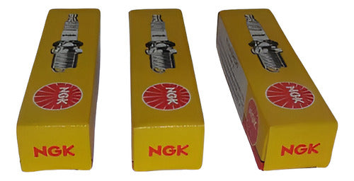 Kit 3 Velas De Ignição Motor Popa Yamaha 2t 60hp/70hp/85hp/90hp/06